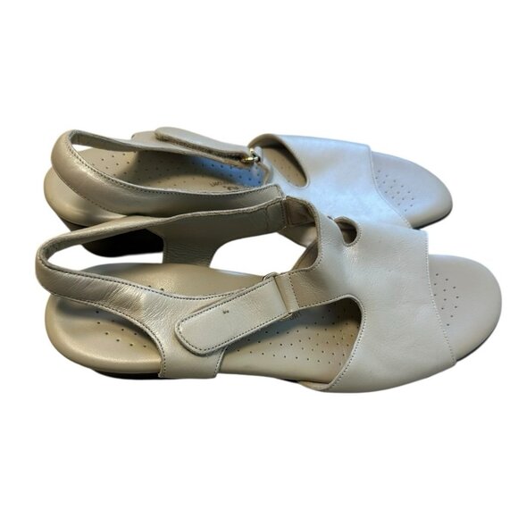 SAS Tripad Open Toe Comfort Shoes Pearl Size 11 style 208988 Sandal low heel - Picture 1 of 7